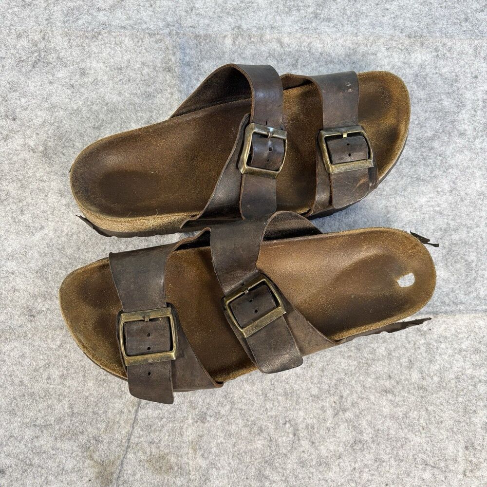 Birkenstocks Brown Leather Strap EU 40 US Mens 7 / 7.5 Womens 9 / 9.5 - AS/IS